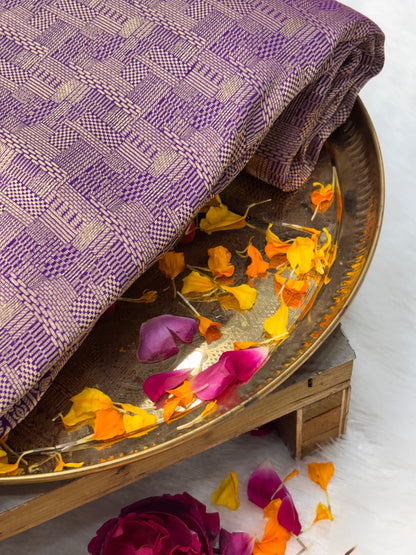 Designer Brocade Pure Katan Silk Handwoven Banarasi Saree