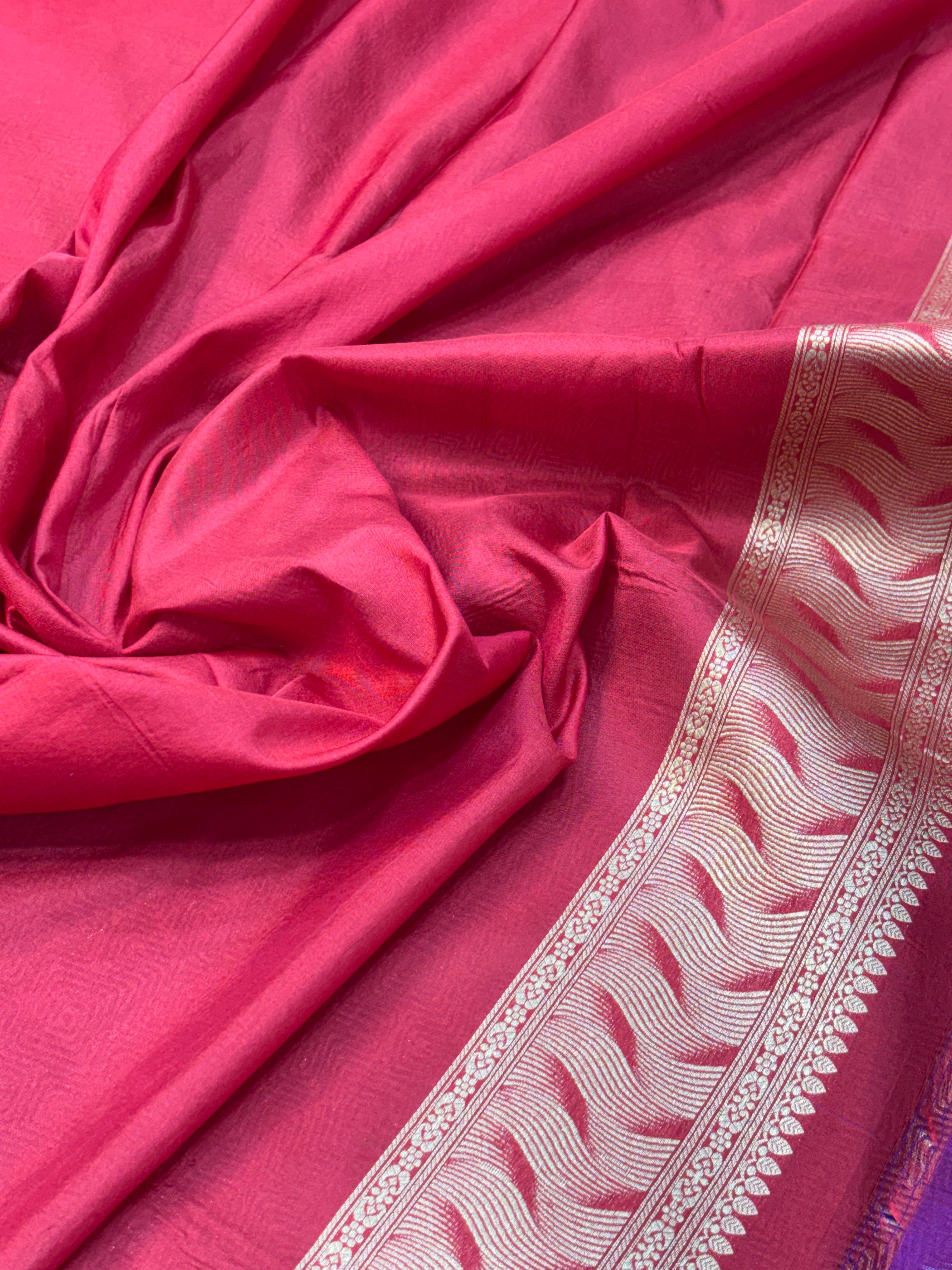 Designer Brocade Pure Katan Silk Handwoven Banarasi Saree