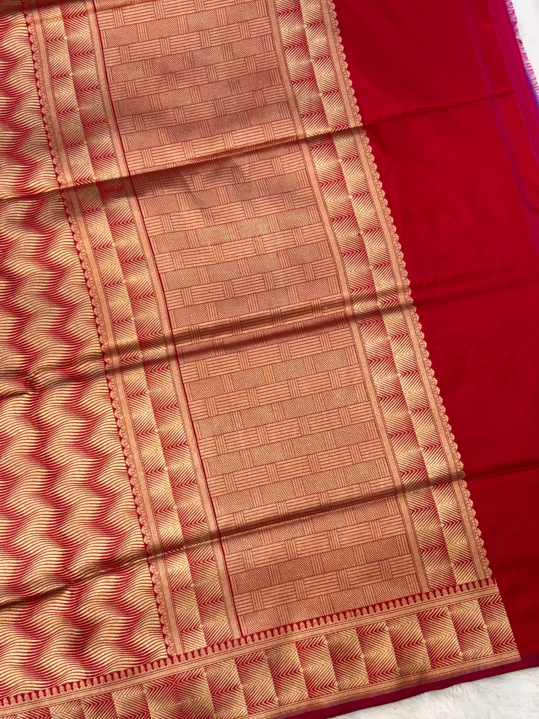 Designer Brocade Pure Katan Silk Handwoven Banarasi Saree