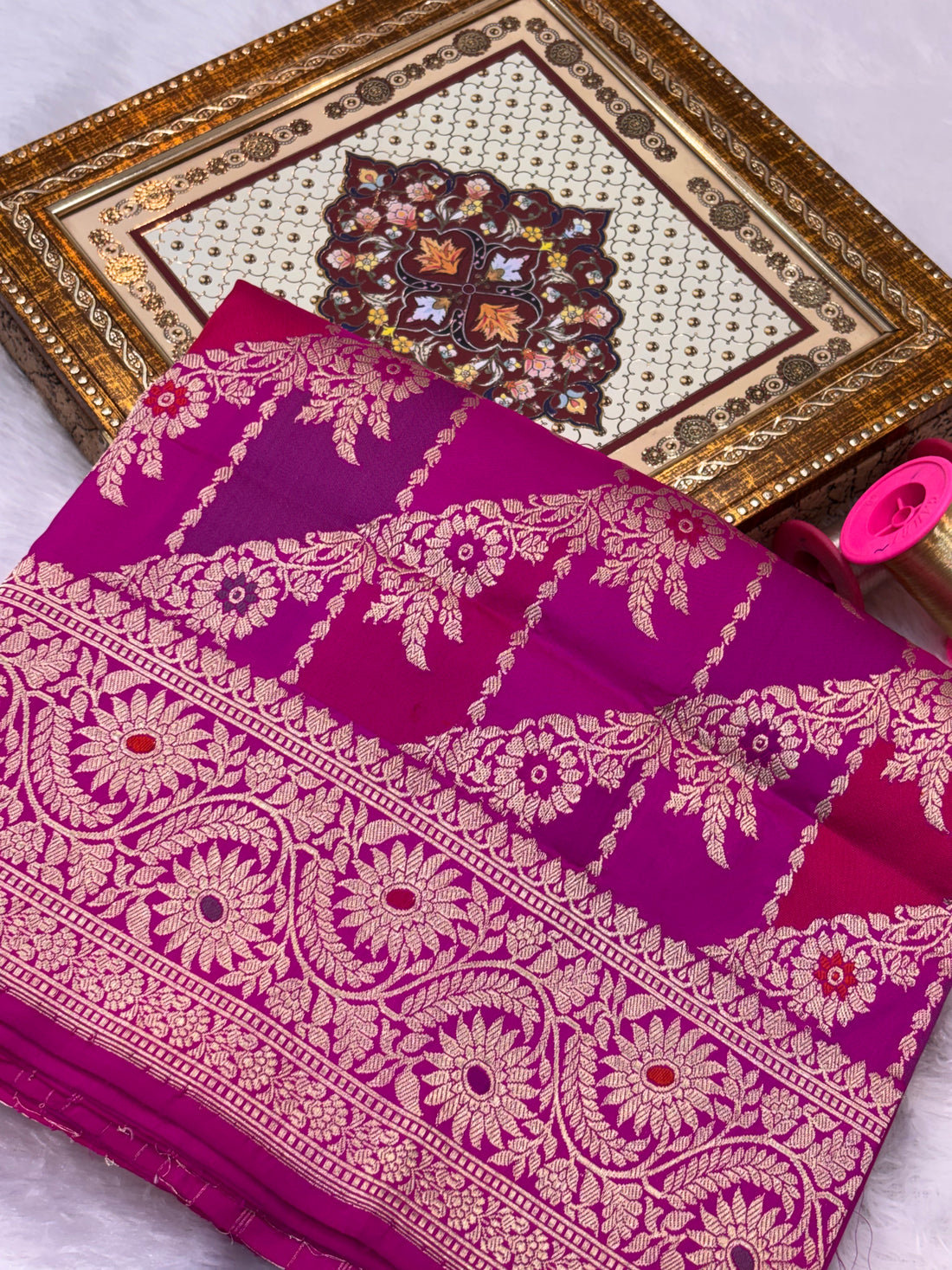 Rangkaat Pure Katan Silk Handwoven Banarasi Saree