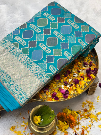 Royal Rangkat Pure Katan Silk Handwoven Banarasi saree