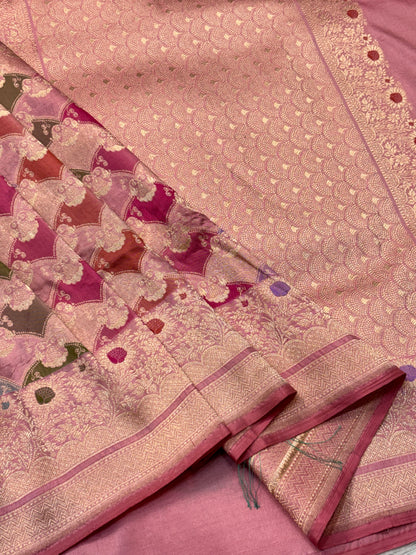 Royal Rangkat Pure Katan Silk Handwoven Banarasi Saree