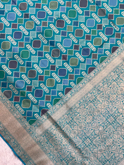 Royal Rangkat Pure Katan Silk Handwoven Banarasi saree